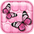 icon Pink Butterfly Keyboard 2.4