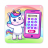 icon Baby Unicorn Phone For Kids 9.0