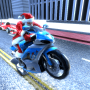 icon Santa Claus Motorbike Race