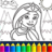 icon Prinses kleur spel 13.9.8