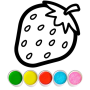 icon Fruits Coloring