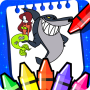 icon Zig and Sharko coloring game