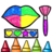 icon Pages Make Up Coloring Book Glitter 11