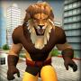 icon Scary Lion Crime City Attack