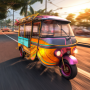 icon Tuk Tuk Rickshaw New