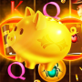 icon Sweet Golden Piggy Bank
