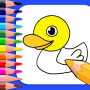 icon Free Coloring Games Easy to Draw and Coloring Book