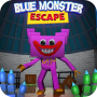 icon Blue Monster Escape Skin & Map for MCPE