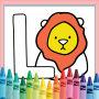 icon Coloring Animals Alphabet