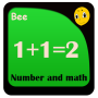 icon bee number and math