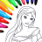 icon Prinses kleur spel 17.1.2