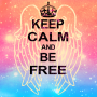 icon Keep Calm and Be Free