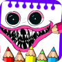 icon coloring poppy playtime Huggy Wuggy