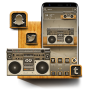 icon Radio Cassette Player Launcher Theme