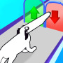 icon Borzoi Dog Run Long Nose 3D