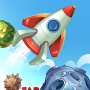 icon Flying Rocket 3D
