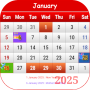 icon South Korean Calendar 2025 for Samsung Galaxy S Duos 3(SM-G313HU)
