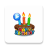 icon Stickers Happy Birthday 5.5