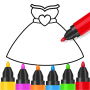 icon Coloring and Drawing For Girls for itel PowerPro P41