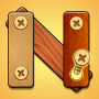 icon Unscrew Pin: Wood Nuts & Bolts