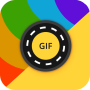 icon GIF On Video - GIF Editor & Creator