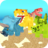 icon Blocky Dino Park: Dinosaur Arena 0.14