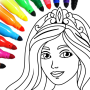 icon Princess coloring game