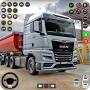 icon Cargo Truck Driving